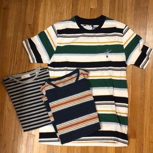 Men’s striped t shirt lot size L